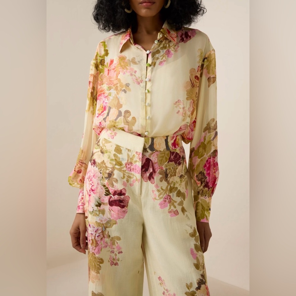 Hemant & Nandita Sama Floral Print blouse IN STORES NOW - Picture 4 of 10